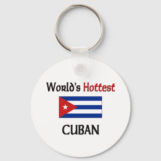 De meest prominente Cubaan ter wereld Sleutelhanger (Voorkant)