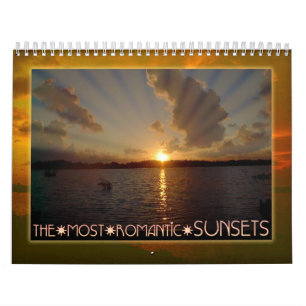 De meest romantische Zonsondergangen Kalender