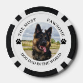De meest vervelende hond pap poker chips (Achterkant)