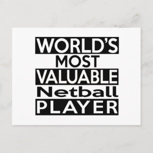 De meest waardevolle Netball Player ter wereld Briefkaart