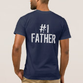 De meest waardevolle vader MVF vaders Dag Gift voo T-shirt (Achterkant)