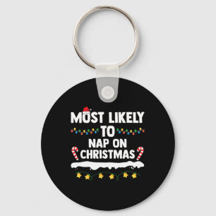 De meest waarschijnlijke aanbieding aan de kerstma sleutelhanger