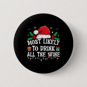 De meest waarschijnlijke Drink van de gehele wijnf Ronde Button 5,7 Cm