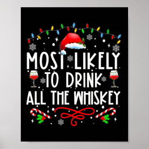 De meest waarschijnlijke Drink van de hele Whiskey Poster