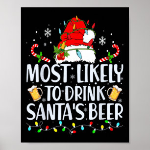 De meest waarschijnlijke Drink voor kerstdrinki va Poster