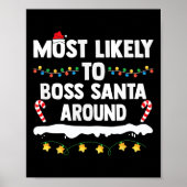 De meest waarschijnlijke is dat de kerstman rond h poster (Voorkant)