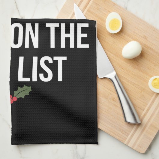 De meest waarschijnlijke kerstman op de lijst van theedoek (Quarter Fold)