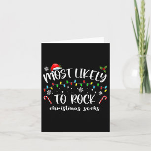 De meest waarschijnlijke kerstman uit de kerstsokk kaart
