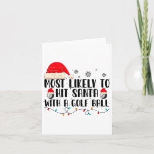 De meest waarschijnlijke om de Kerstman te slaan m Kaart