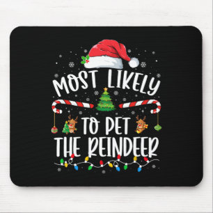 De meest waarschijnlijke plek voor de rendierkerst muismat