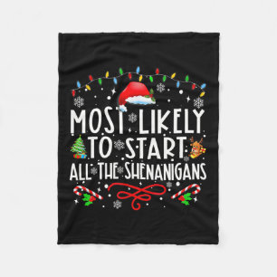 De meest waarschijnlijke start van alle Shenanigan Fleece Deken