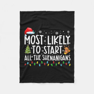 De meest waarschijnlijke start van alle Shenanigan Fleece Deken