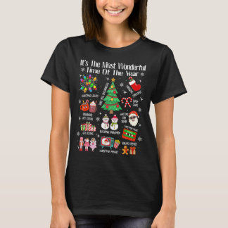 De meest wonderbaarlijke tijd van het jaar kerstmi t-shirt