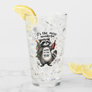 De meest wonderschone wijn van het jaar Wasbeer Glas