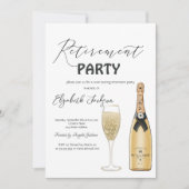 De meeste fles glas pensioen partij kaart (Voorkant)