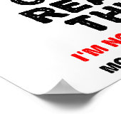 De meeste mensen kunnen grappig Poster lezen (Hoek)