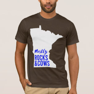 De meeste Rocks en Koeien Funny Minnesota T-shirt