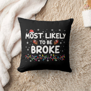 De meesten houden van gebroken kerst familie match kussen