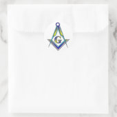 De Meester Mason Ronde Sticker (Tas)