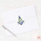 De Meester Mason Ronde Sticker (Envelop)