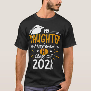 De meesters Afstuderen T-shirt Mijn dochter Master