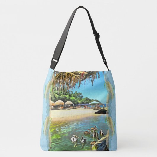 De Meets Ocean 0330 Crossbody Tas (Achterkant)