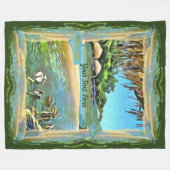 De Meets Ocean 0330 Fleece Deken (Voorkant (Horizontaal))