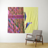 De meeuw op een middag van conclaaf wandkleed (In Situ (horizontaal))