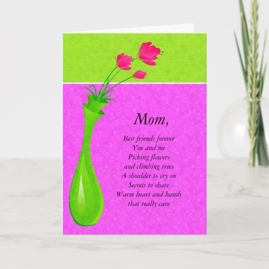 De meilleurs amis carte de jour de mères pour (Devant)