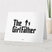 De Meisjes Vader Grappige Vader van Meisjes Papa D Kaart (Achterkant)