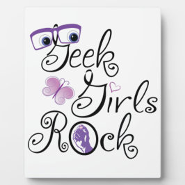 De Meisjes van Geek schommelen Fotoplaat