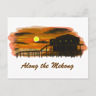 De Mekong Briefkaart