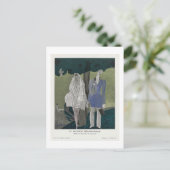 De melancholieke bruiloft, Charles Martin Briefkaart (Staand voorkant)