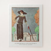 De Melancholy Walker van George Barbier Legpuzzel (Verticaal)