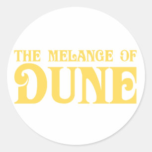 De melange van duin ronde sticker