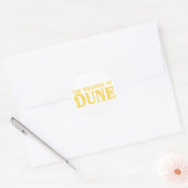 De melange van duin ronde sticker (Envelop)