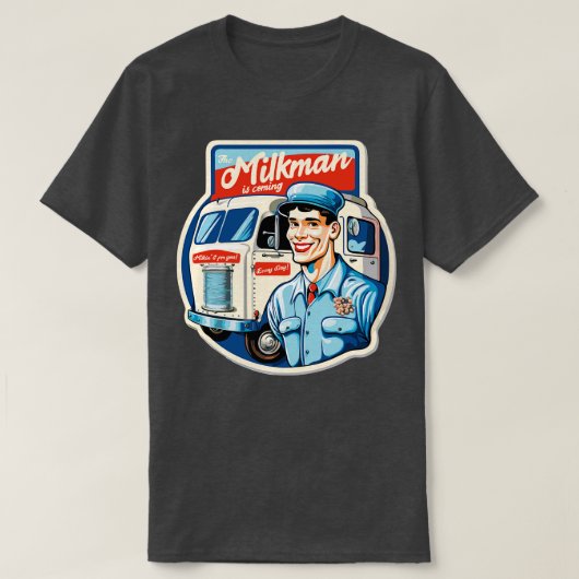 De melkboer 1 t-shirt (Design voorkant)