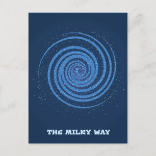 De melkweg briefkaart