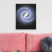 De melkweg canvas afdruk (Insitu (Woonkamer))