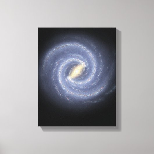 De melkweg canvas afdruk (Voorkant)