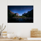 De melkweg | Nationaal park Yosemite Poster (Keuken)