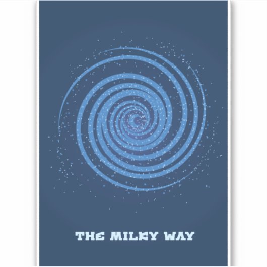 De melkweg sticker (Voorkant)