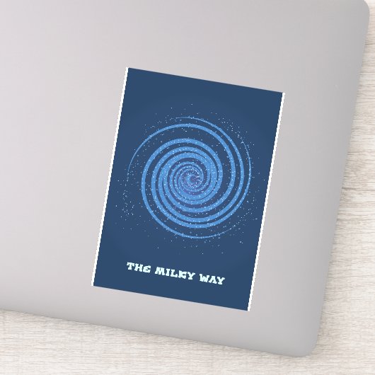 De melkweg sticker (Detail)