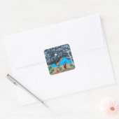 DE MELKWEG VIERKANTE STICKER (Envelop)