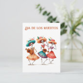 De melodie van de Dancing Dead, op maat Briefkaart (Staand voorkant)