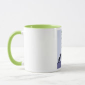 "De même que" la tasse de chat pour des amoureux (Gauche)