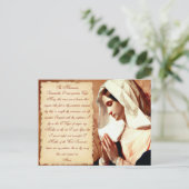 De Memorare Briefkaart (Staand voorkant)