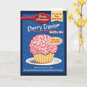 De Mengeling Halloween van de Muffin van hersenen Kaart (Gele Bloem)