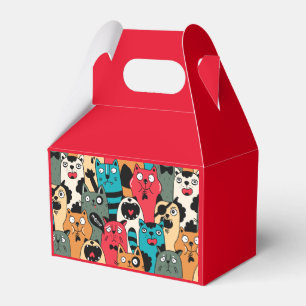 De menigte katten bedankdoosjes