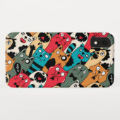 De menigte katten Case-Mate iPhone case (Achterkant (horizontaal))